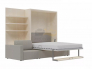 Диван-кровать трансформер Смарт 1 полка-диван-кровать