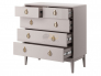 Комод 5 ящиков 890 мм Фарго льняной