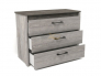 Комод малый NEW Денвер Риббек серый