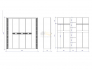 Шкаф 5-дверный NEW Сиде Мокко