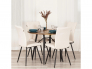 Стул обеденный Monte Carlo TREND молочный/черный