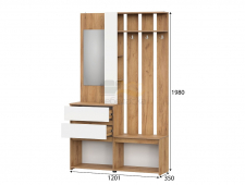 Вешалка с зеркалом