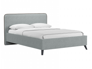 Кровать 140 Миа арт. Bravo grey (серый)