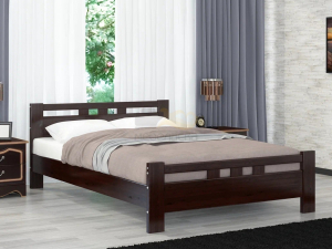 Кровать Вероника-2 1600 Орех темный