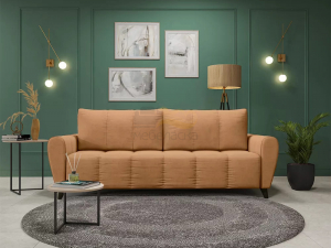 Прямой диван Маркланд Newtone honey