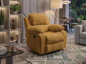 Кресло Реклайнер желтый