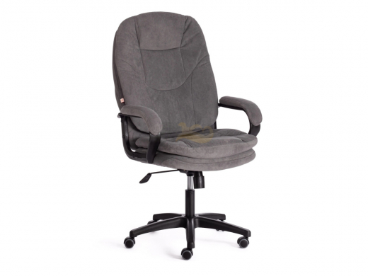 Кресло офисное Comfort lt флок серый
