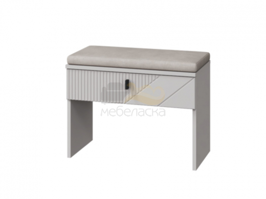 Тумба Кашемир с мягким элементом и ящиком