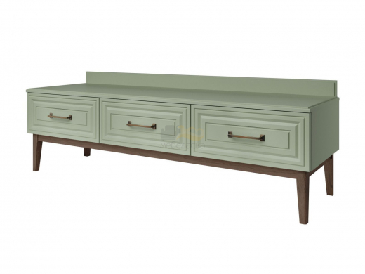 Тумба ТВ Гориция Зелёный самшит