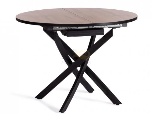 Стол Manzana 1000 дуб вотан/чёрный